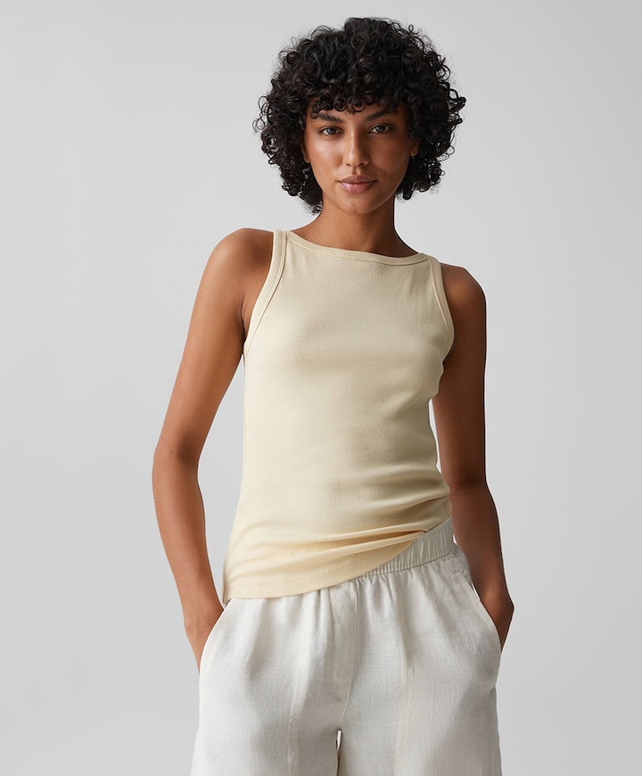 Dames top geel