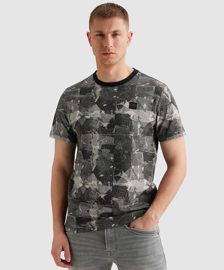 Heren T-shirt blauw