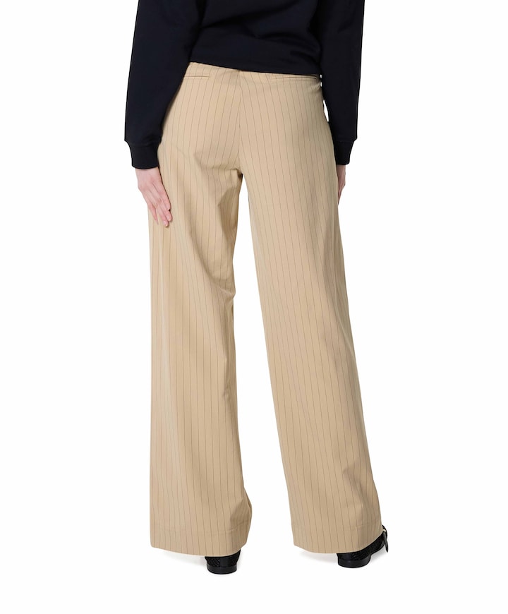 PARISA STRIPE TRAVEL dames broek beige
