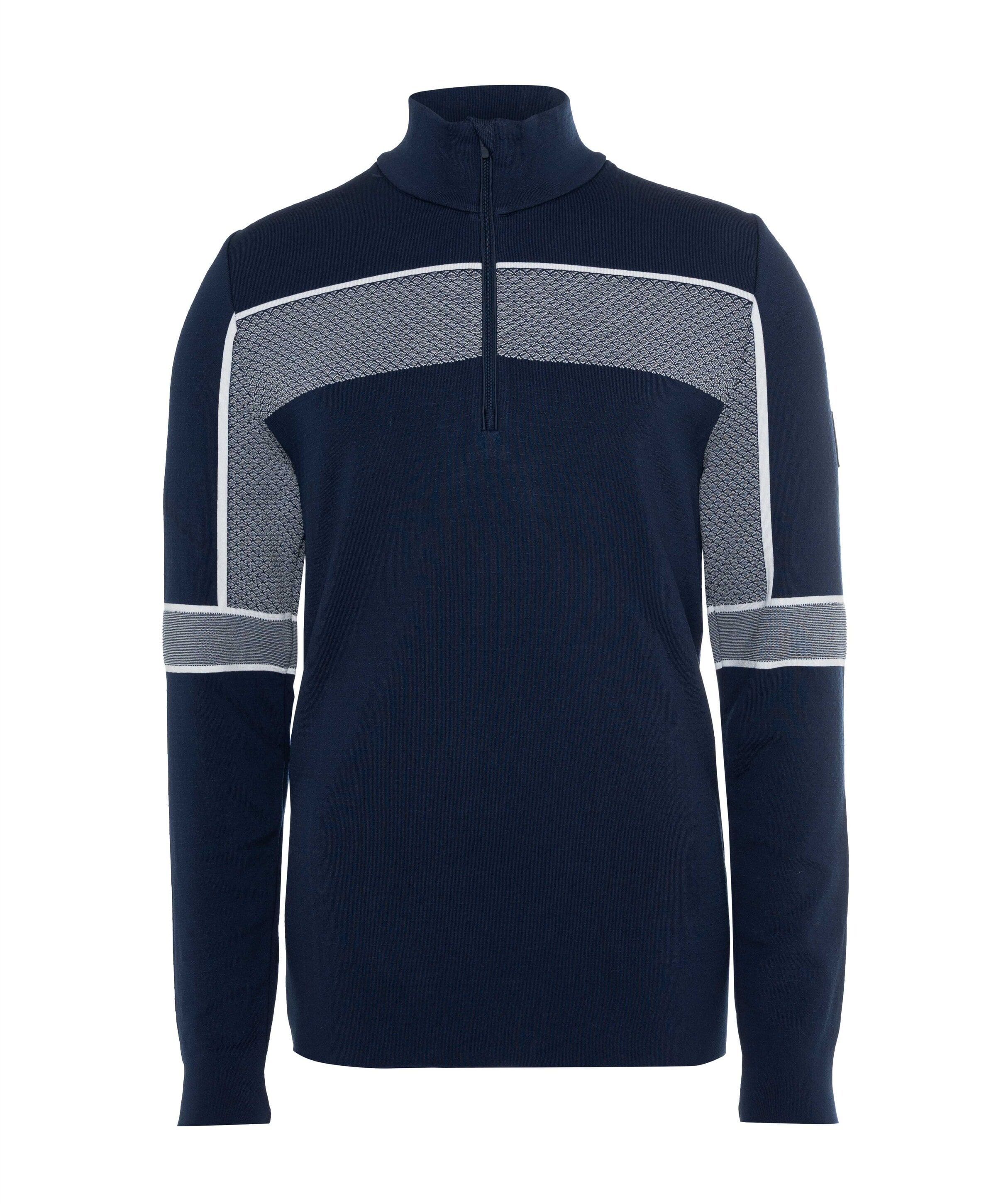 Heren pully blauw