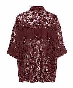 Dames blouse bordeaux