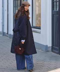 Dames jas blauw