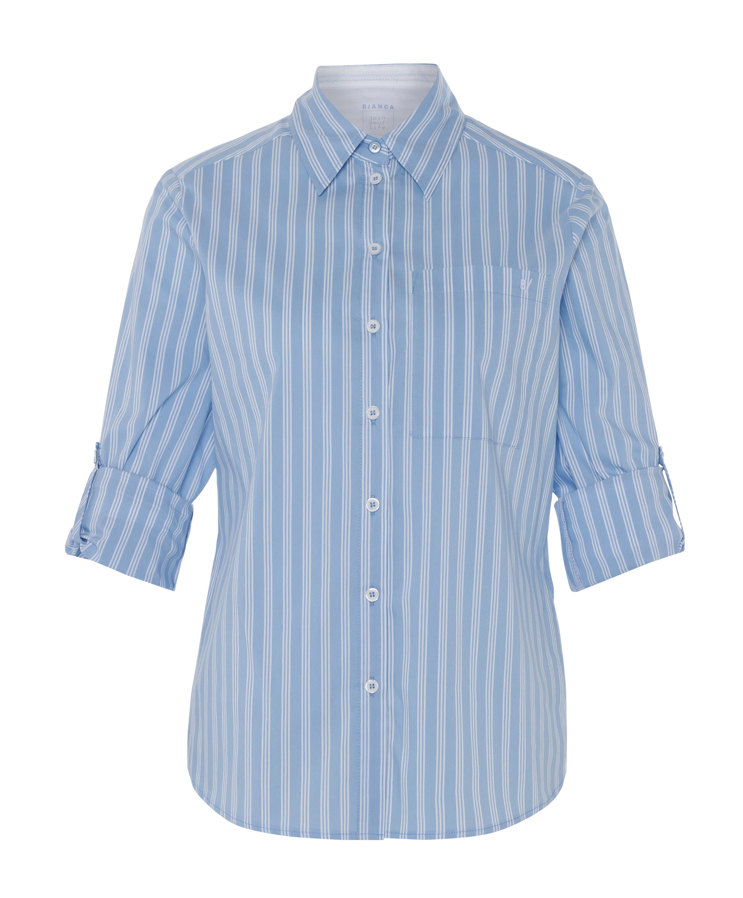 Dames blouse blauw