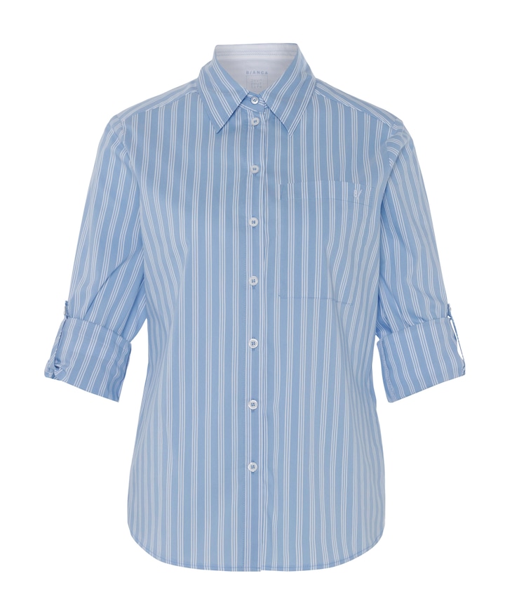 Dames blouse blauw