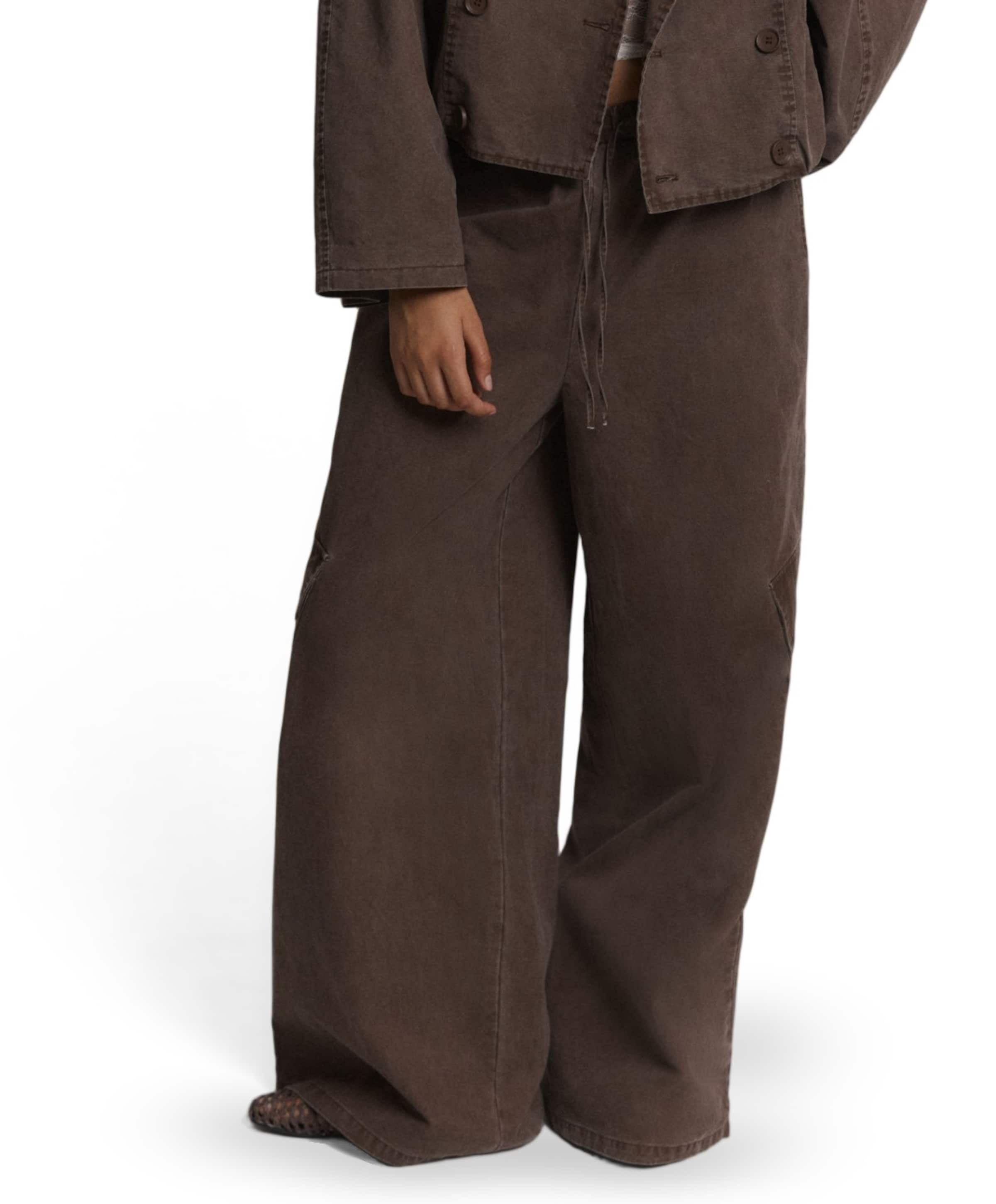 MILA PANTS dames broek bruin