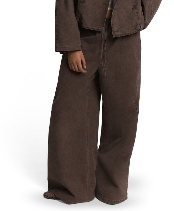 MILA PANTS dames broek bruin