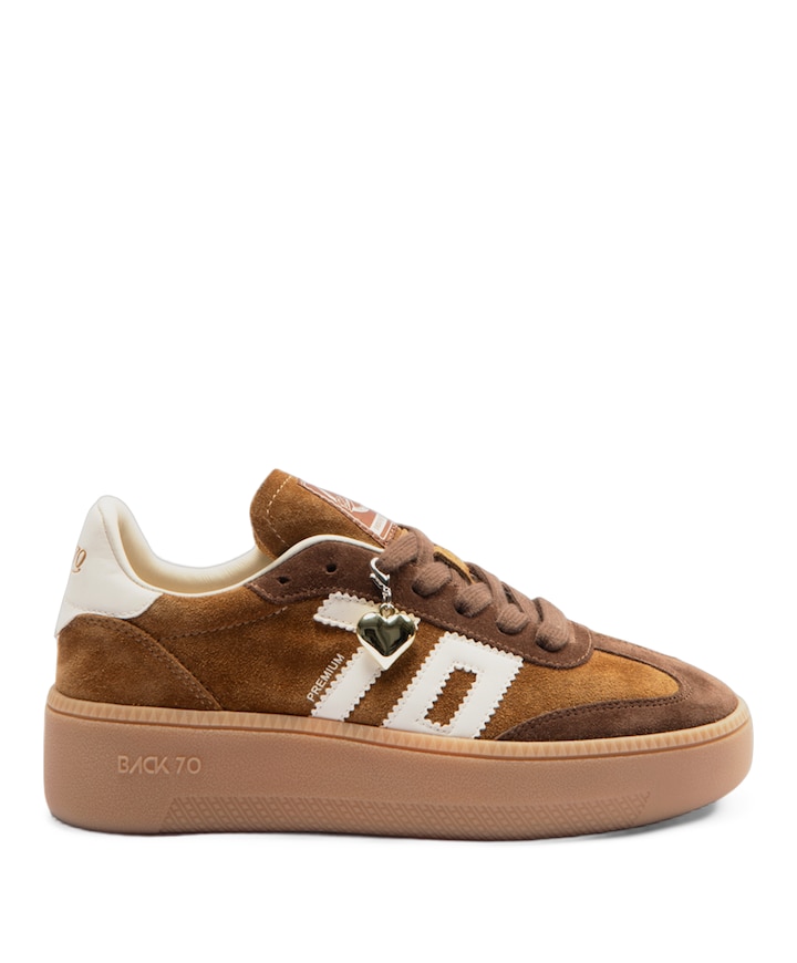 XXL dames sneakers bruin