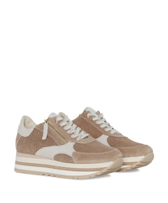 dames sneakers beige