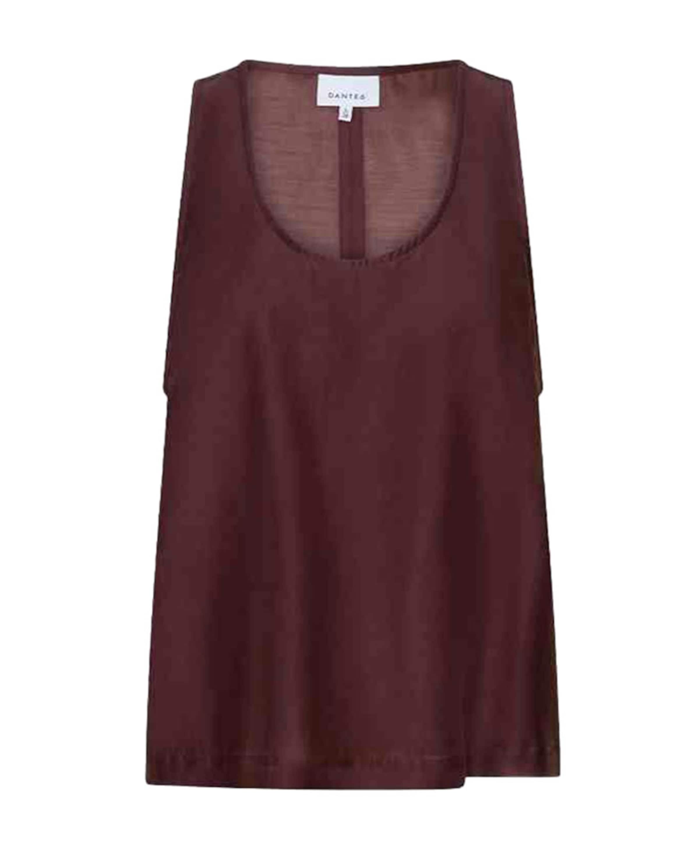 Dames top bordeaux