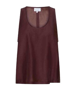 Dames top bordeaux