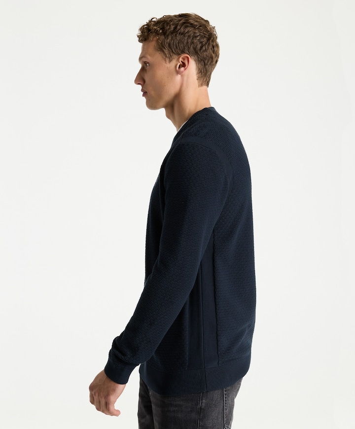 Heren trui blauw