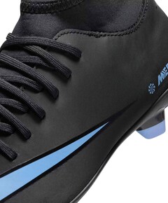 Jr Superfly 10 Club Fg/mg jongens voetbalschoenen zwart