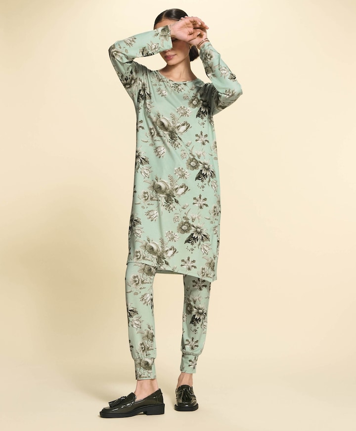 Dames pyjamabroek groen