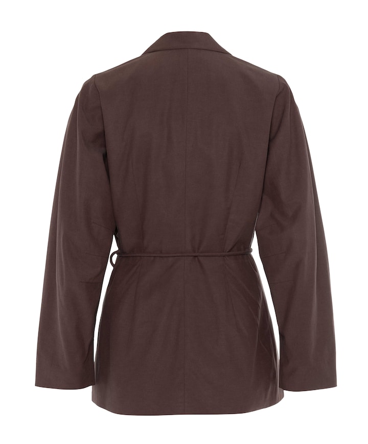 Dames blazer bruin