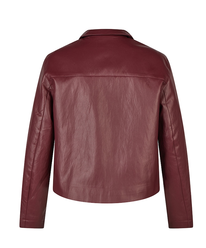 Dames jas bordeaux