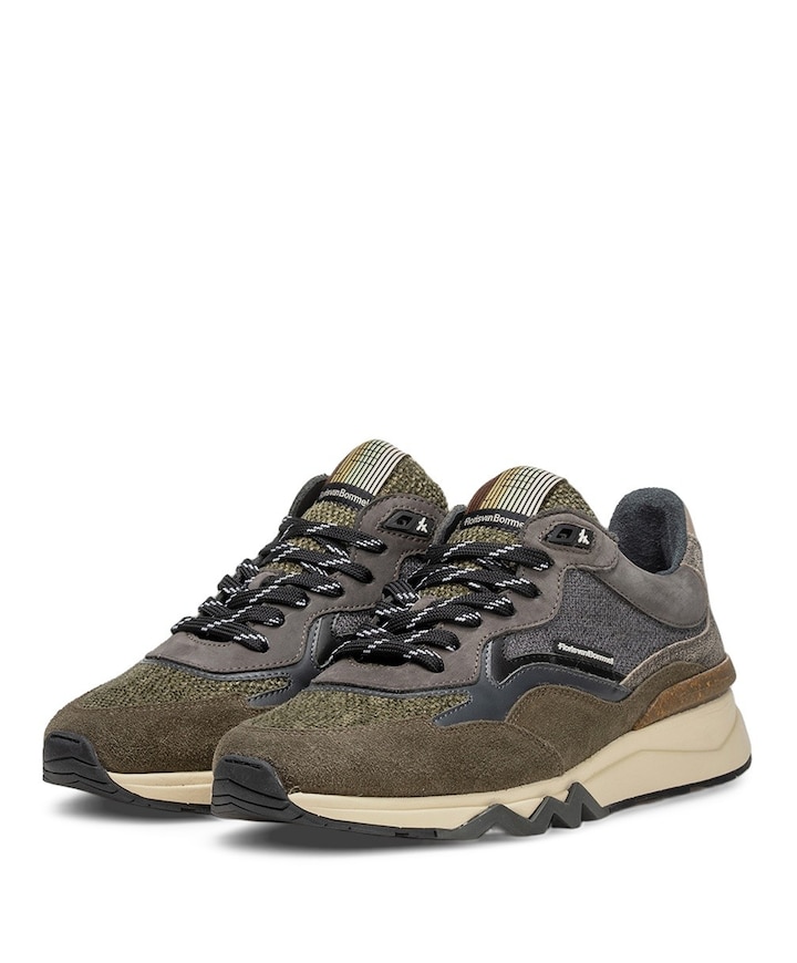 heren sneakers groen