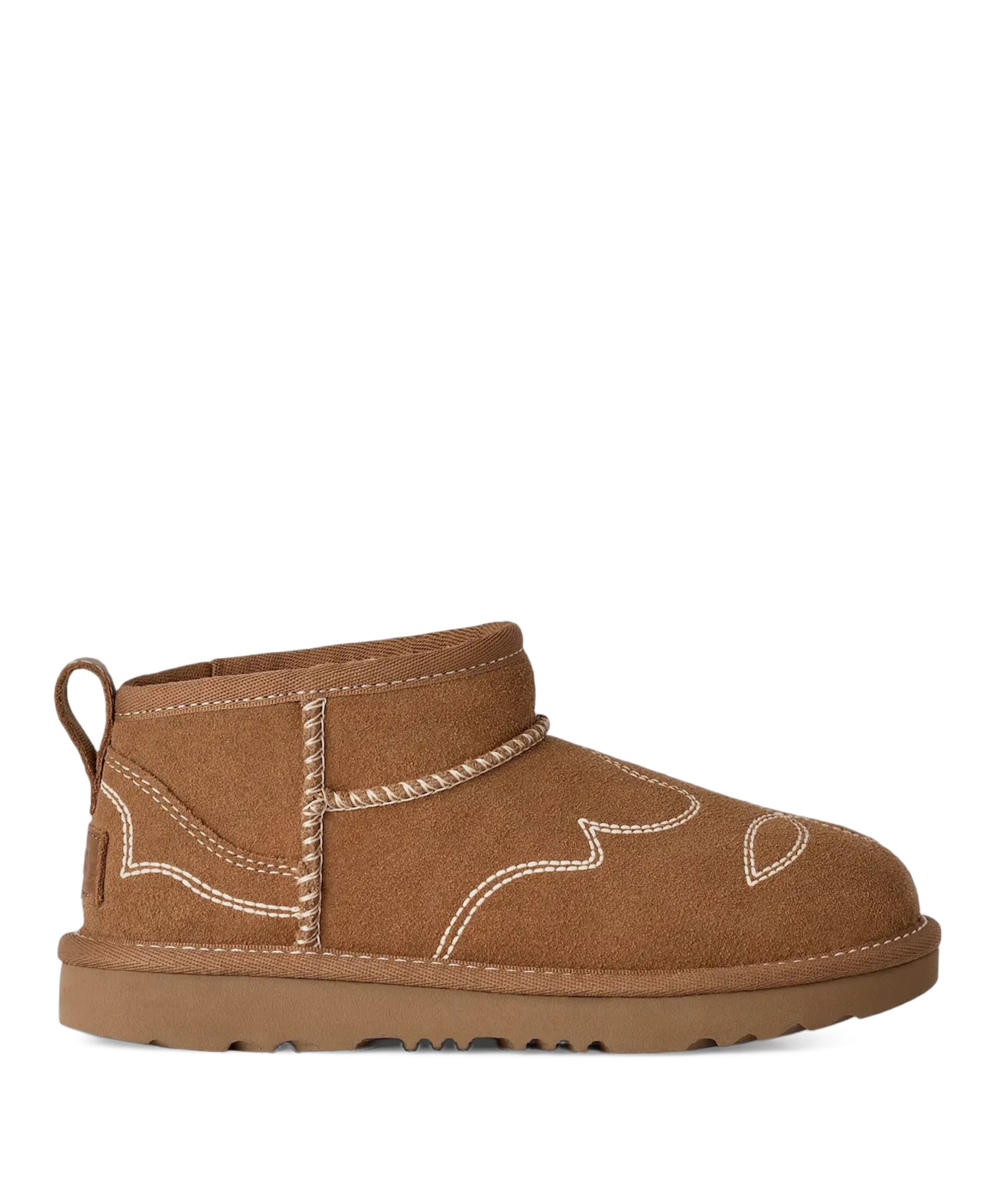 KIDS' CLASSIC ULTRA MINI WESTERN meisjes enkellaarzen bruin