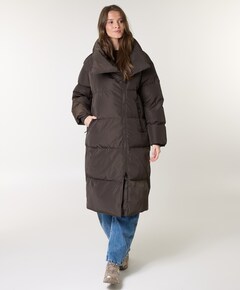 Dames jas bruin