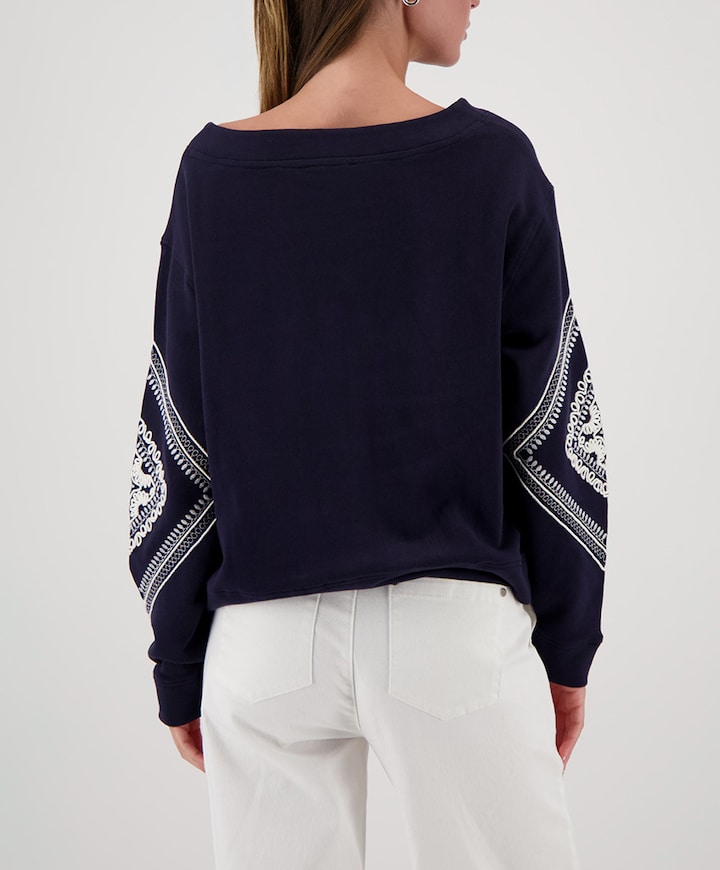 Dames sweater blauw