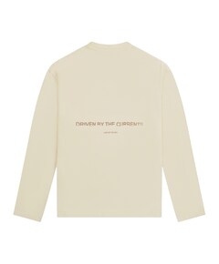 Heren longsleeve beige