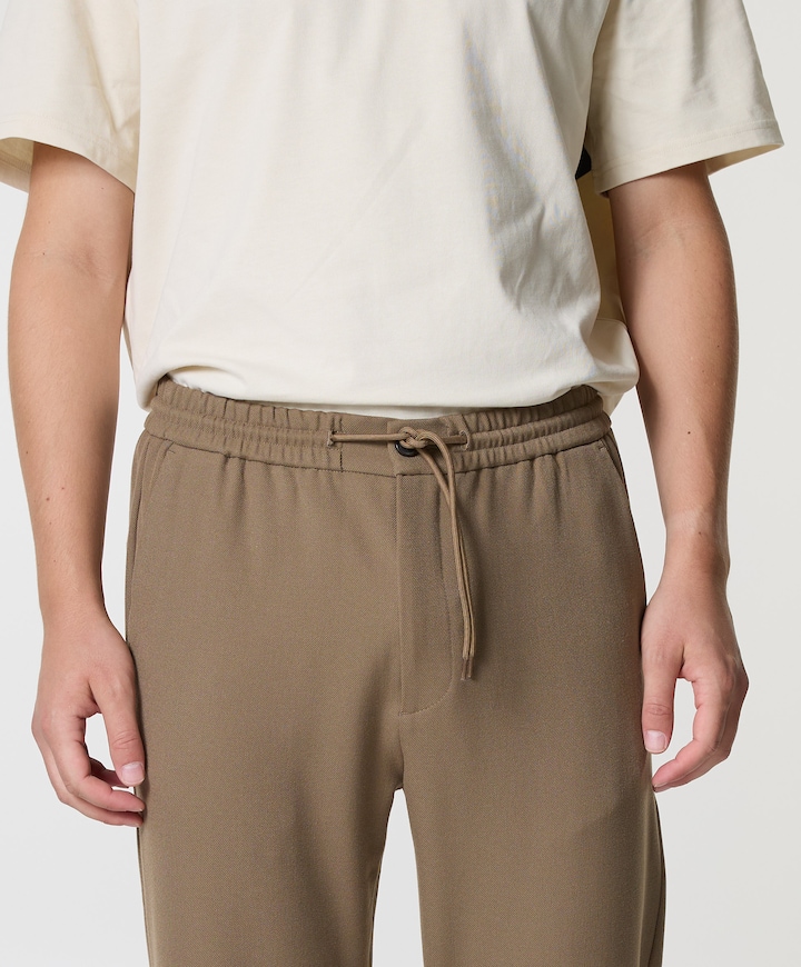 Como tapered broek beige