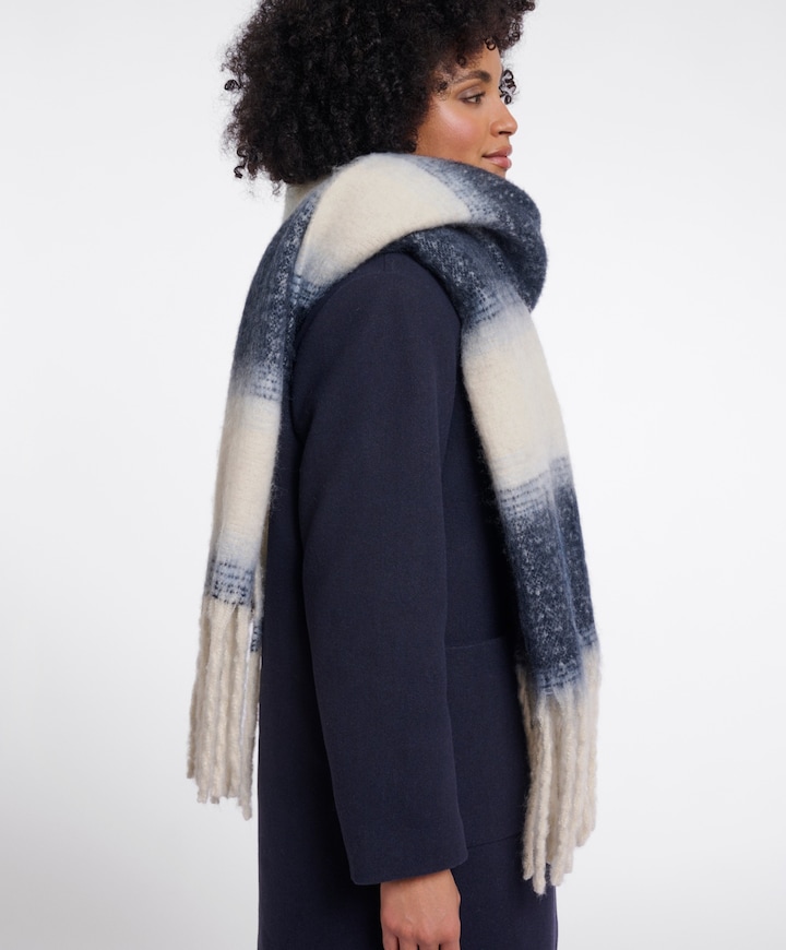Dames sjaal blauw