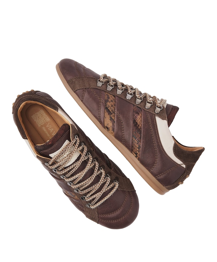 June Jackie dames sneakers bruin