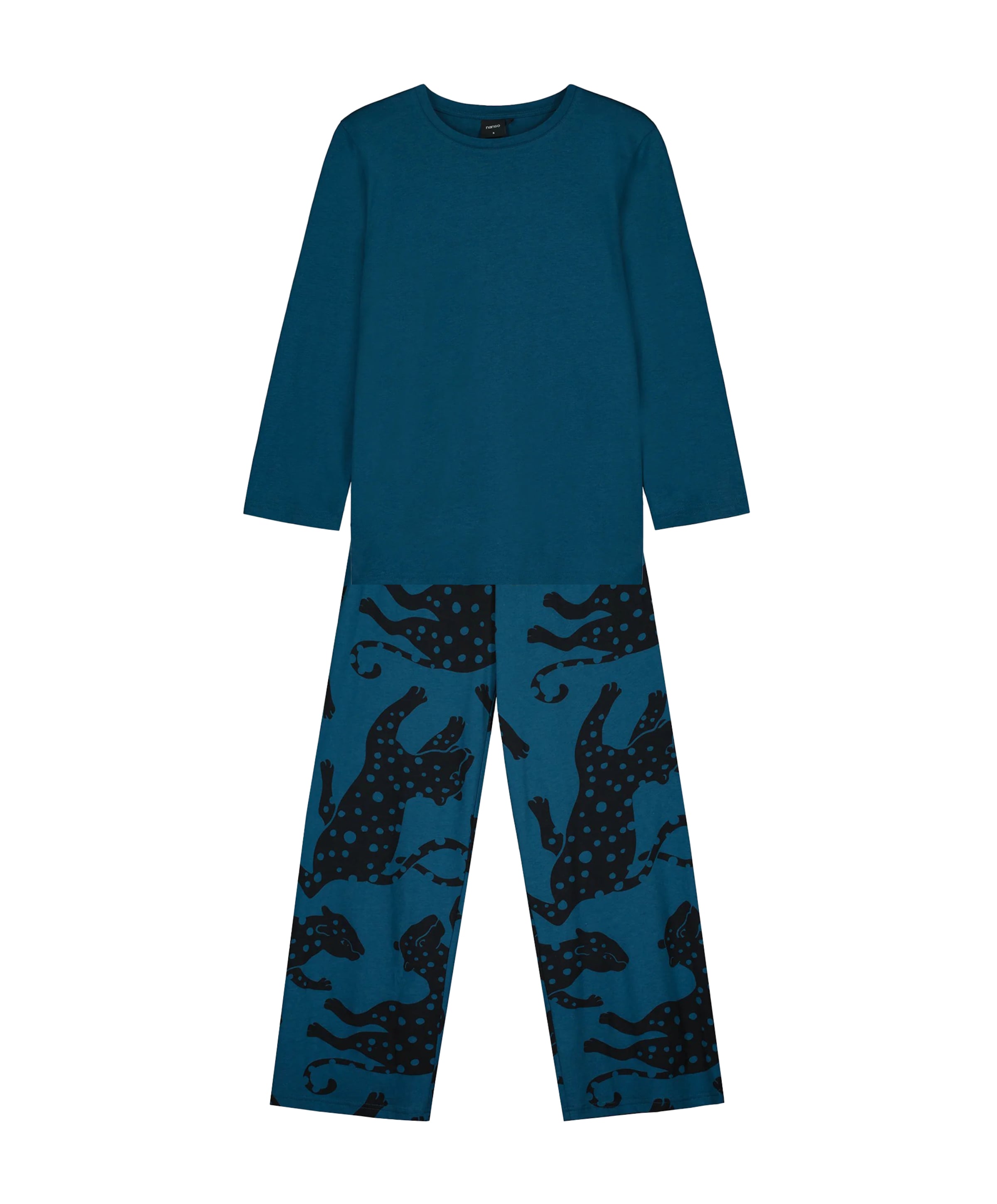 Dames pyjamaset blauw