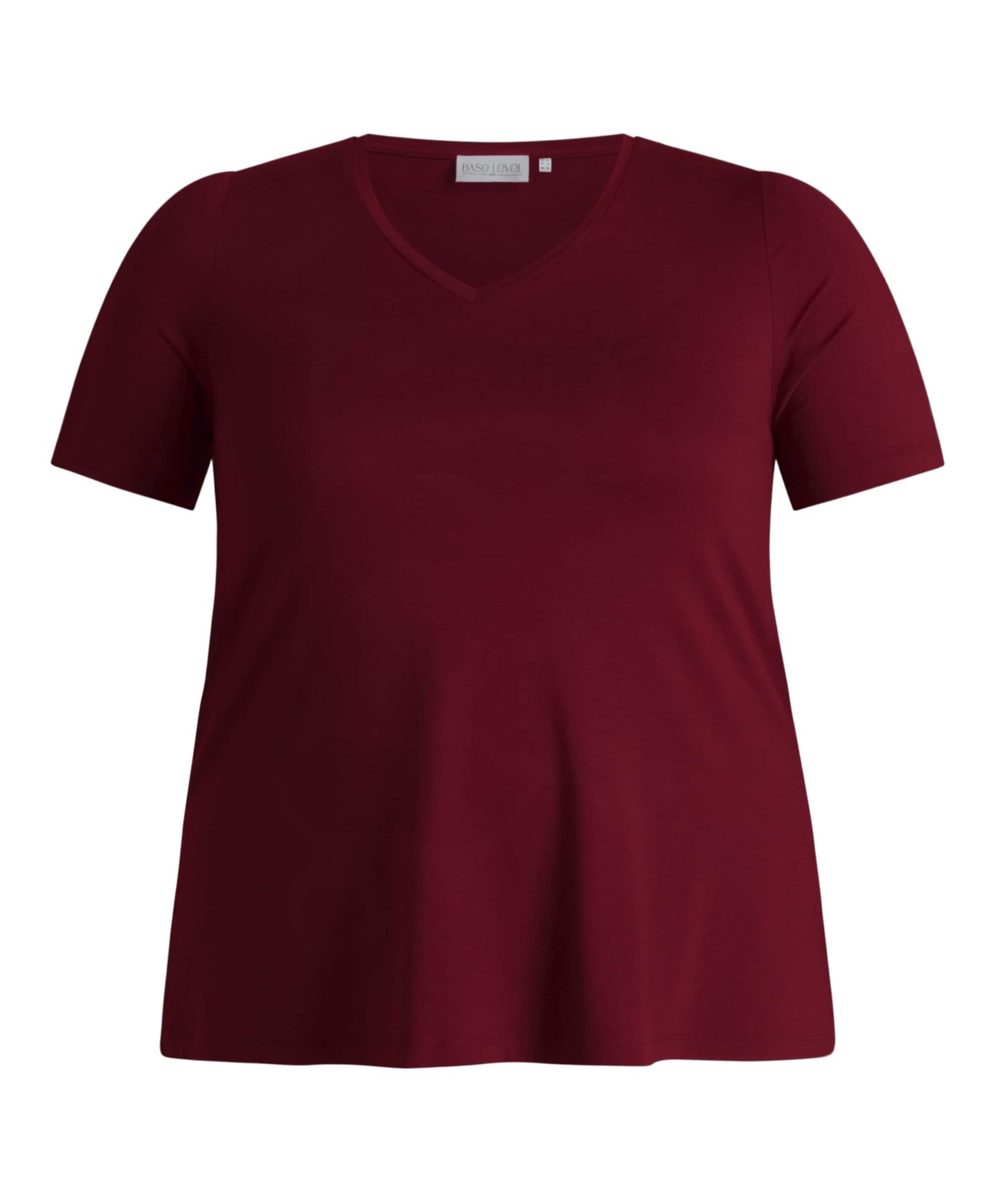 Dames T-shirt bordeaux