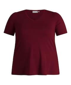 Dames T-shirt bordeaux