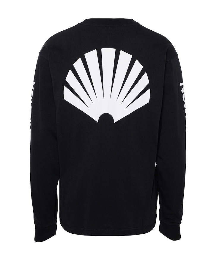 Heren longsleeve zwart