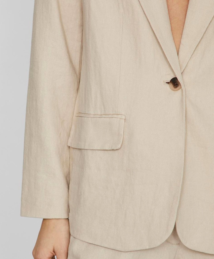 Dames blazer beige