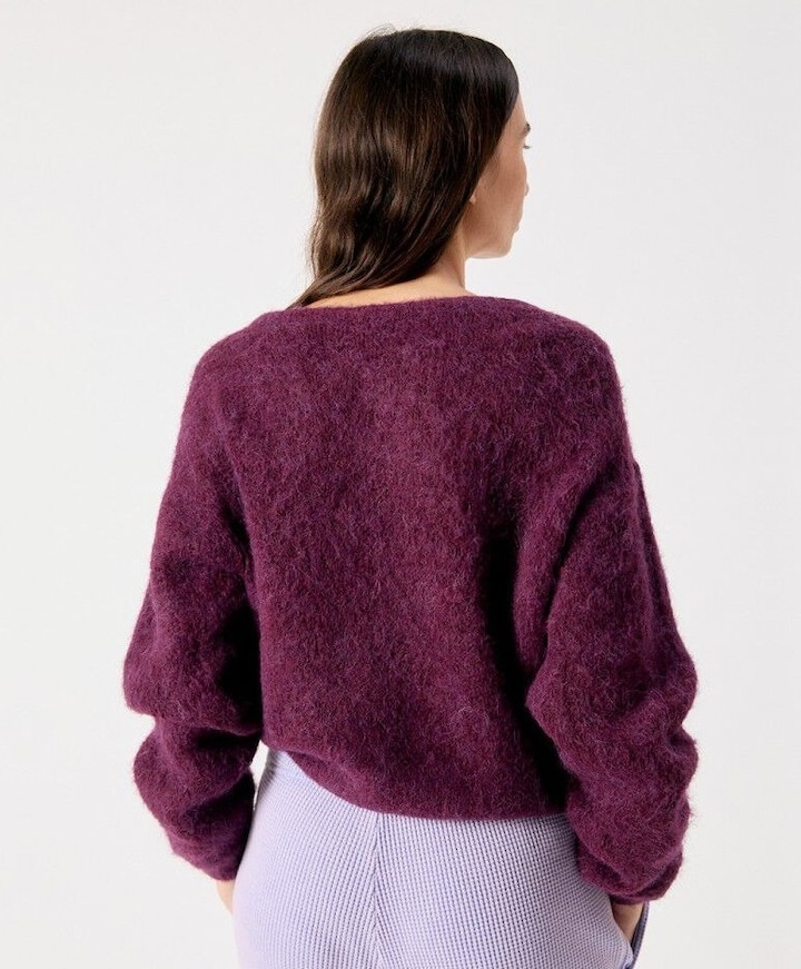 Dames trui bordeaux
