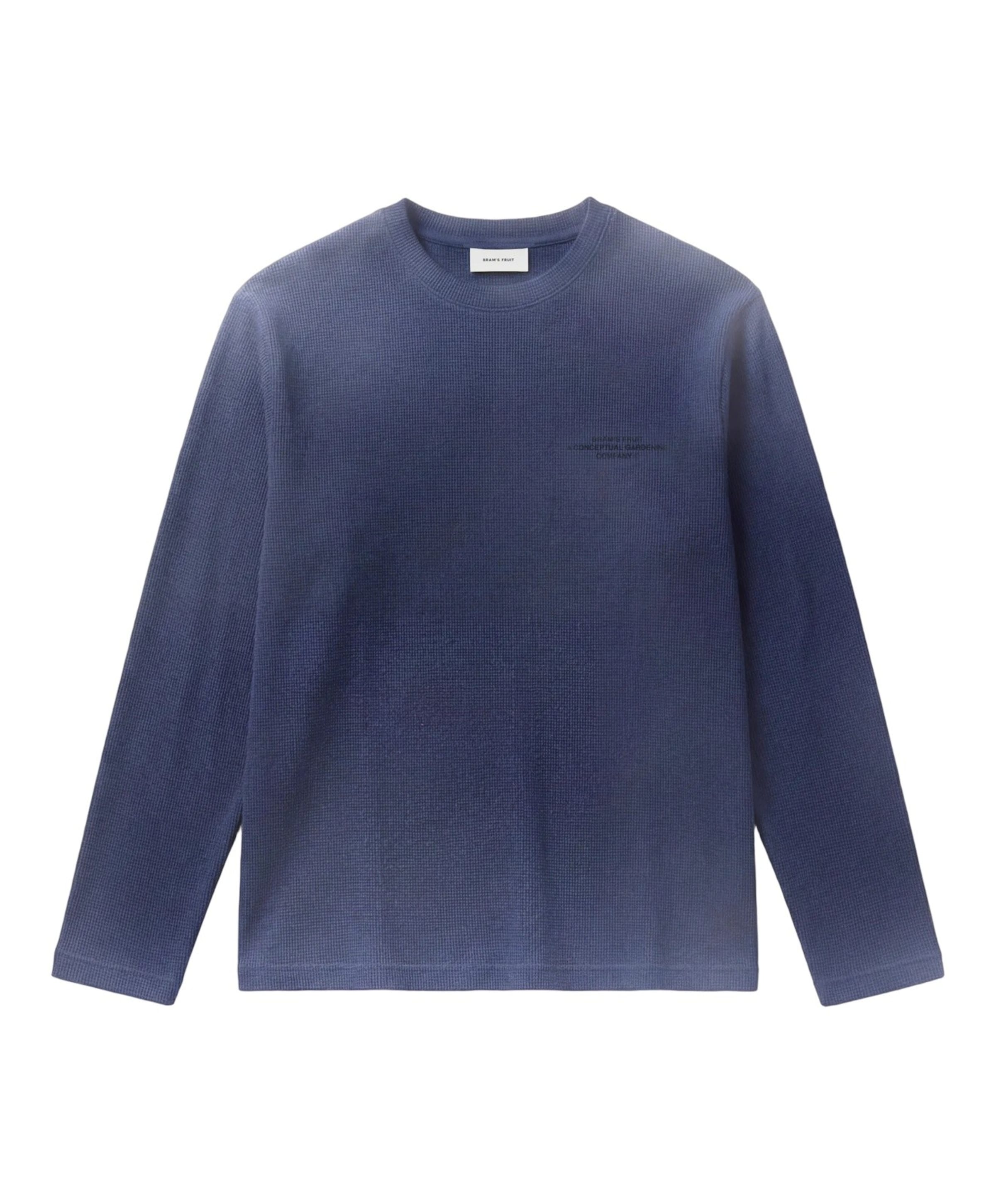 Heren longsleeve blauw