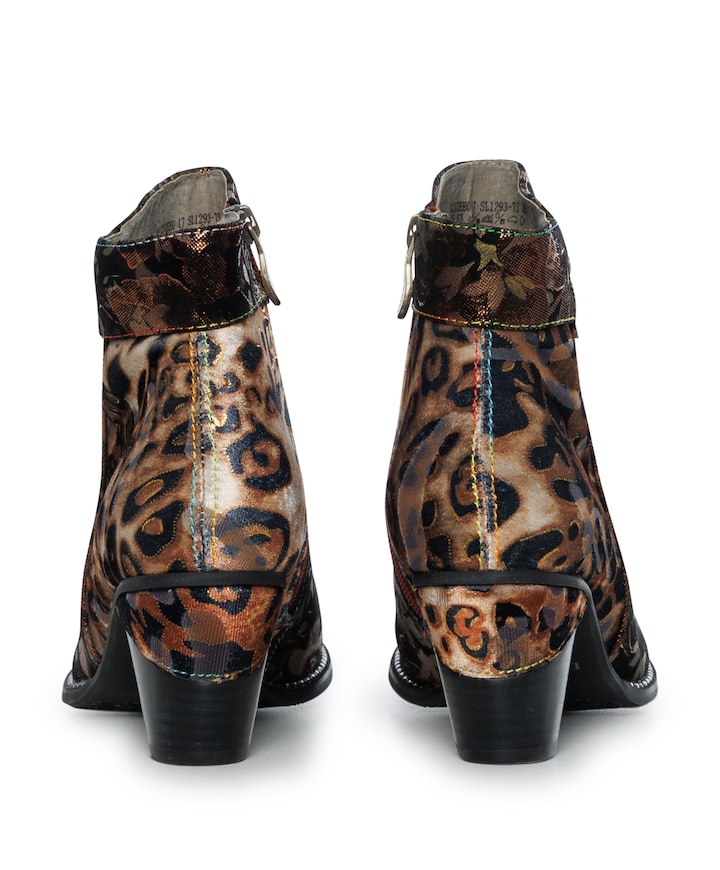 dames enkellaarzen bruin