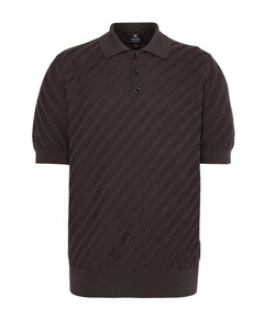 Heren polo bruin