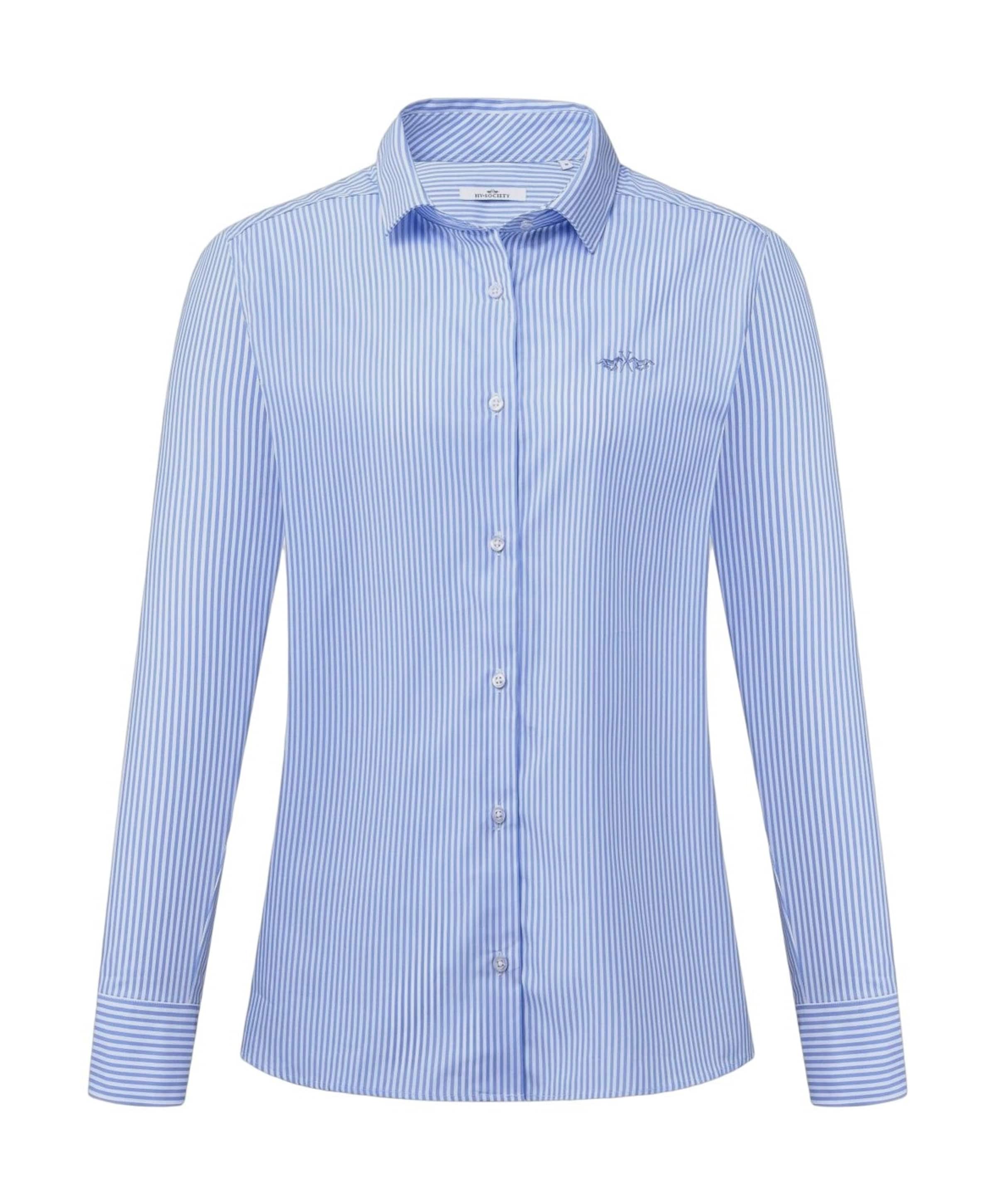 Dames blouse blauw