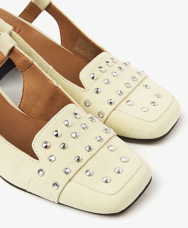 Laine Julia dames slingbacks ecru