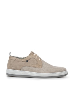 heren veterschoenen beige