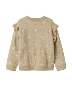 Meisjes trui ecru