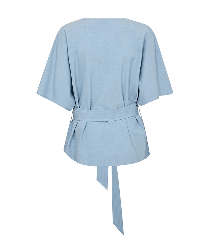 Dames blouse blauw