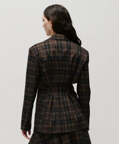 Dames blazer bruin