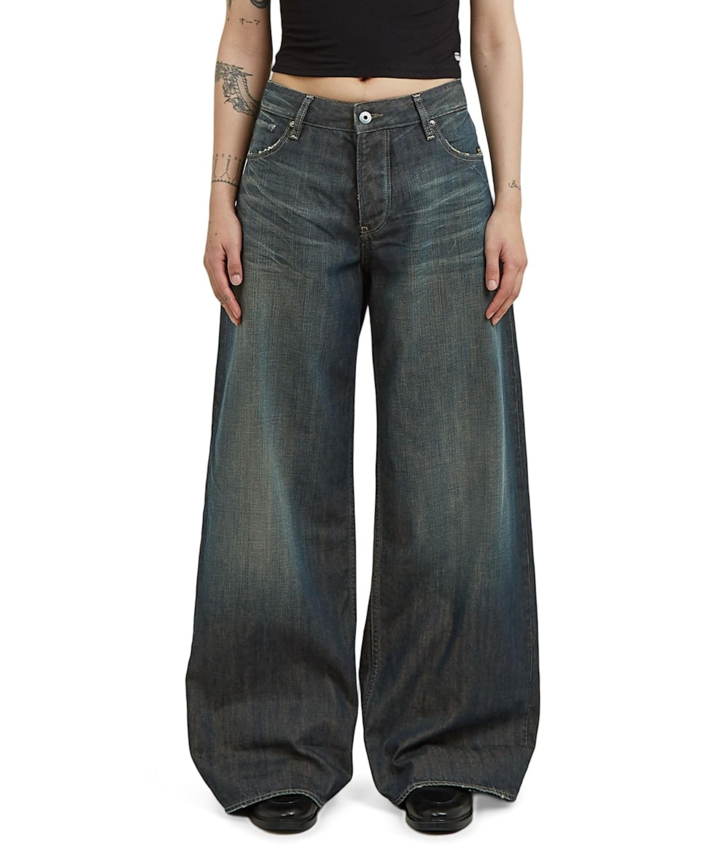 Roxx Wide Wmn dames jeans blauw