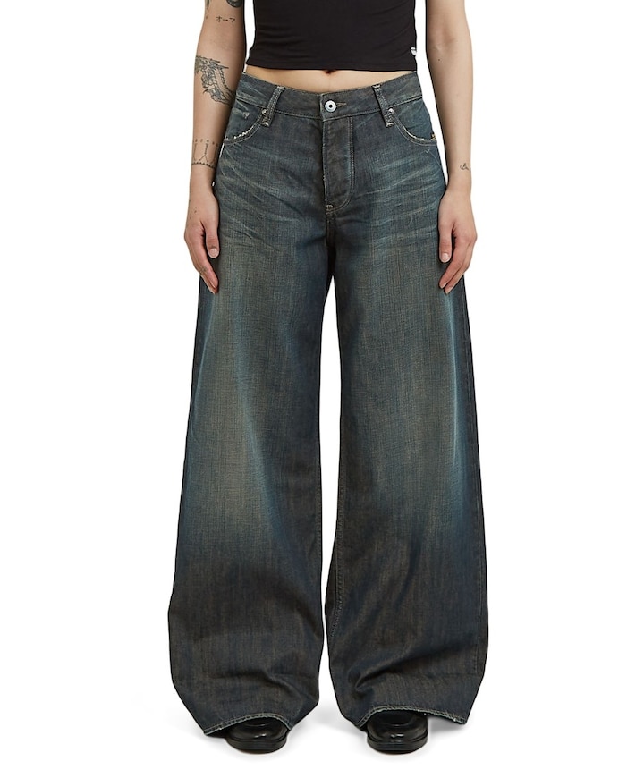 Roxx Wide Wmn dames jeans blauw