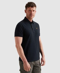 Heren polo blauw