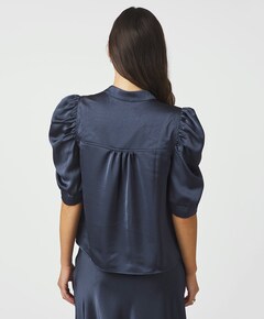 Dames blouse blauw