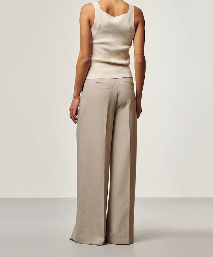 Dames top ecru