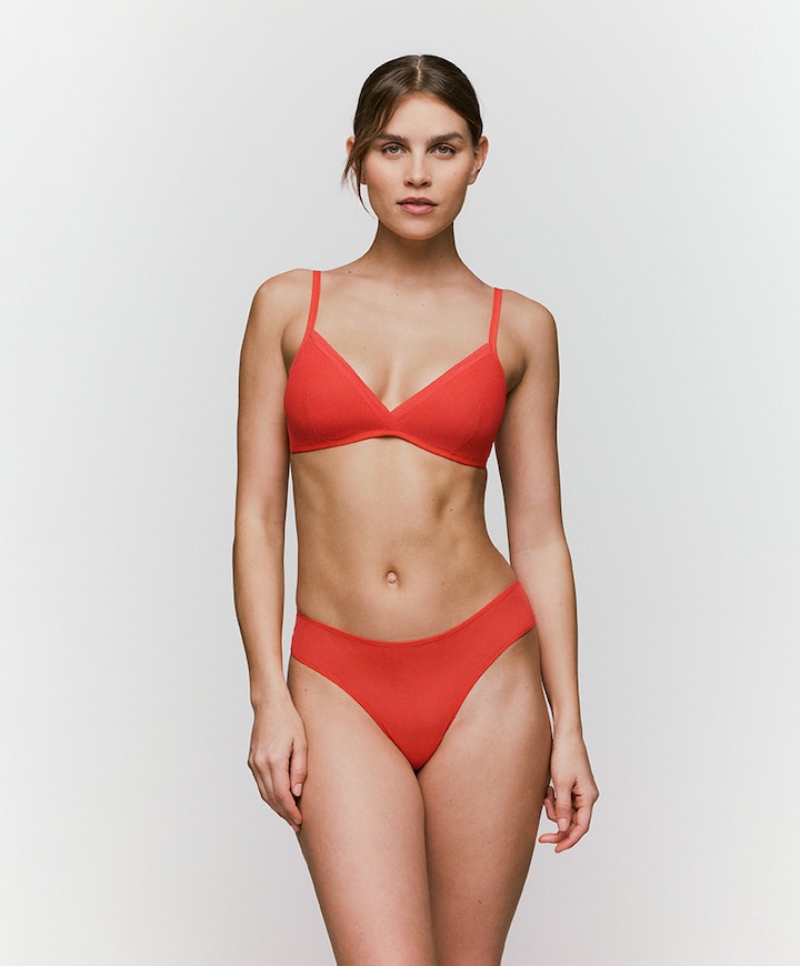 Dames bralette oranje