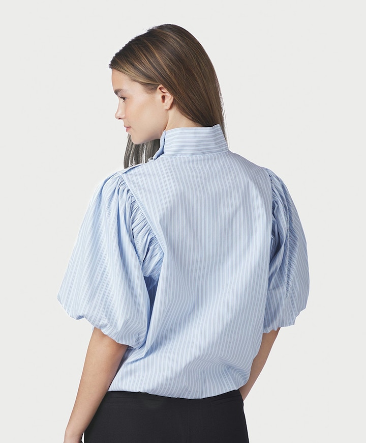 Dames blouse blauw