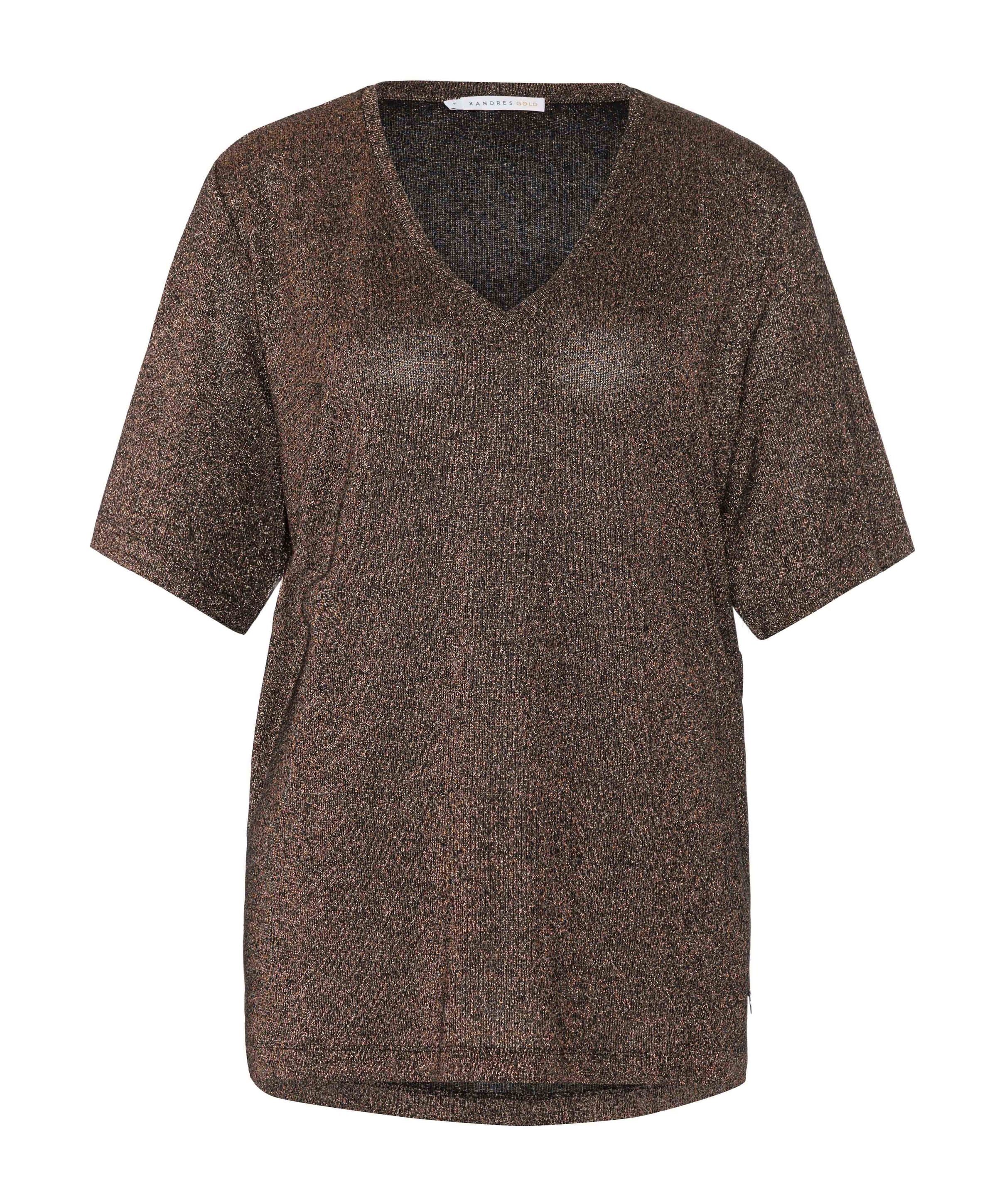 Dames T-shirt bruin